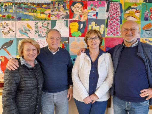 Da sinistra, Maria Rosa Barbieri, Marcello Crespan, Linda Canavesi e Ivano Favero