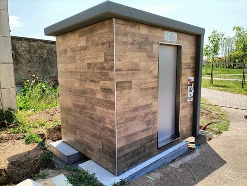 La struttura realizzata al Parco di Città