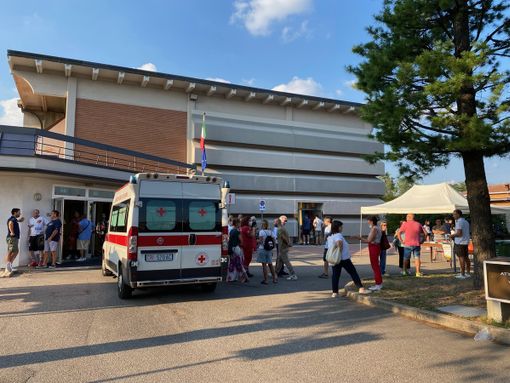 Immagini dalla Festa delle Sport, in fondo l'assessore allo sport Jacopo Fantinati e Giuseppe Palomba