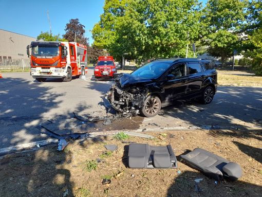 L'incidente in zona industriale, Busto