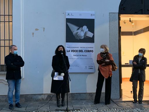 L'inaugurazione a Palazzo Cicogna a Busto Arsizio