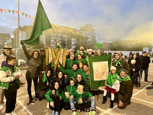 I festeggiamenti dei verdi (la premiazione finale sarà venerdì 25 alle 21, Teatro Nuovo)