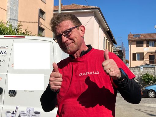 Luca Cirigliano durante una corsa: ama lo sport e aveva frequentato il corso di pronto soccorso dell'Assb