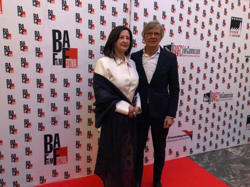 La vicesindaco Maffioli con il regista August