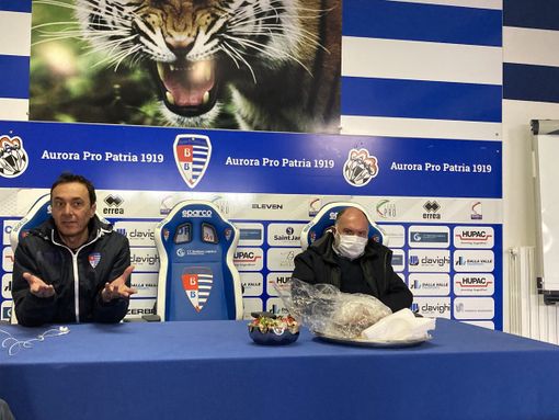 Luca Prina e Sandro Turotti in sala stampa