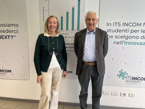 La direttrice Ramponi e il presidente Di Rienzo