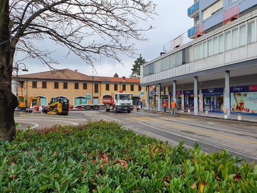 I lavori alla rotonda di piazza San Michele uno degli ultimi provvedimenti viabilistici