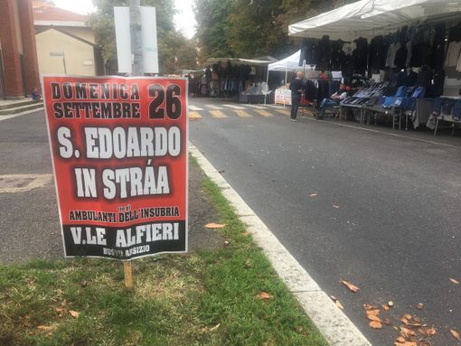 Busto, bancarelle a Sant'Edoardo: un altro viale è possibile