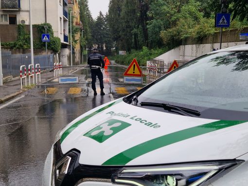 FOTO. Torna la pioggia, sottopassi di Busto allagati