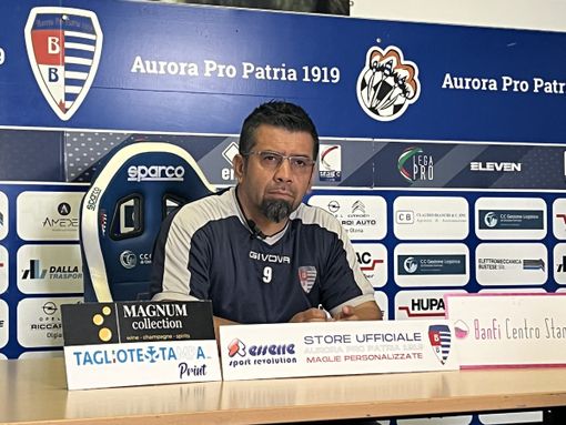 VIDEO. Pro Patria a Lecco, Vargas: «Sono fiducioso. Sì i ragazzi lo sanno, è come a scuola: i dieci valgono alla fine»