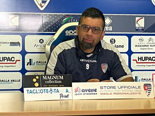 Pro Patria-Pergolettese, Vargas: «Prima salviamoci e poi non fermiamoci» Pro Patria-Pergolettese, Vargas: «Prima salviamoci e poi non fermiamoci»