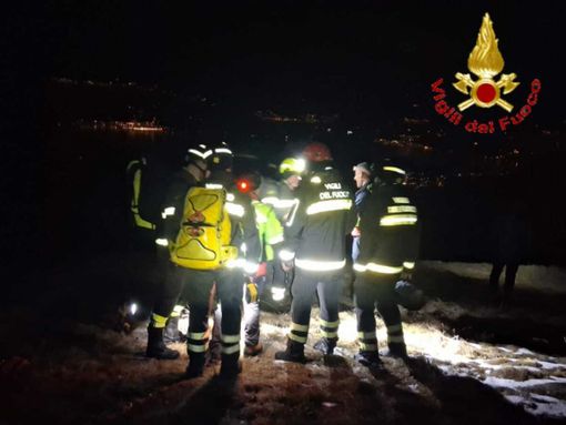 L'intervento di soccorso sul Monte San Michele