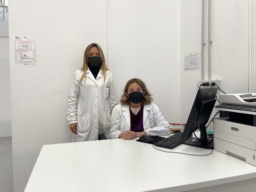 Le dottoresse Marialuisa Battaglia e Katia Guardato