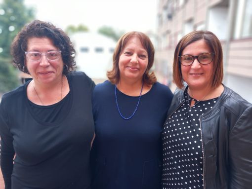 Da sinistra: Roberta Orlando, Stefania Filetti e Alessandra Lo Biundo Da sinistra: Roberta Orlando, Stefania Filetti e Alessandra Lo Biundo