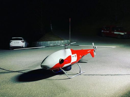 Uno dei droni utilizzati in una foto tratta dalla pagina Facebook di Impegno Civico Mpv