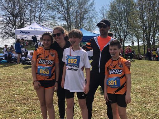 I ragazzi dell'Atletica Tigers di Tradate &quot;ruggiscono&quot; al Campionato nazionale di corsa campestre del Csi