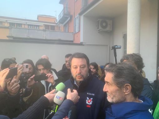 VIDEO e FOTO - Salvini arriva a Varese: «Il Governatore sarà ancora Fontana. Combattiamo l'astensionismo»