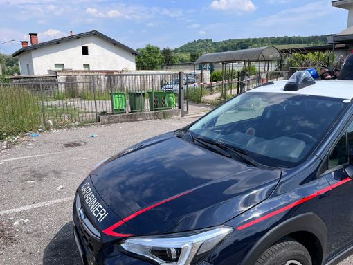 I carabinieri sul posto I carabinieri sul posto