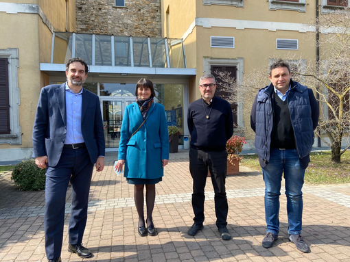 Alfieri e Astuti al “Don Guanella” di Ispra: «Rafforzare l'alleanza fra istituzioni e privato per accogliere chi fugge dalla guerra»