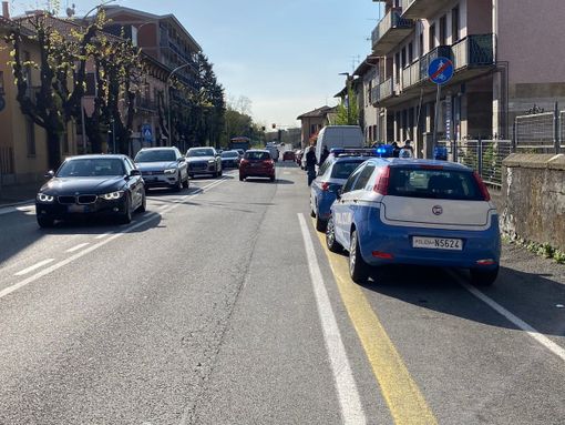 Scontro auto moto in viale Belforte, ripercussioni sul traffico Scontro auto moto in viale Belforte, ripercussioni sul traffico