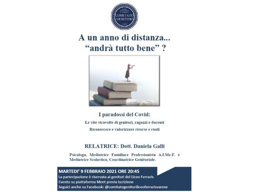 Il comitato genitori del Liceo Ferraris di Varese riparte con le serate formative dedicate ai genitori