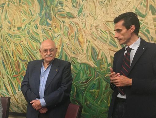 Sergio Allegrini con Giovanni Castiglioni