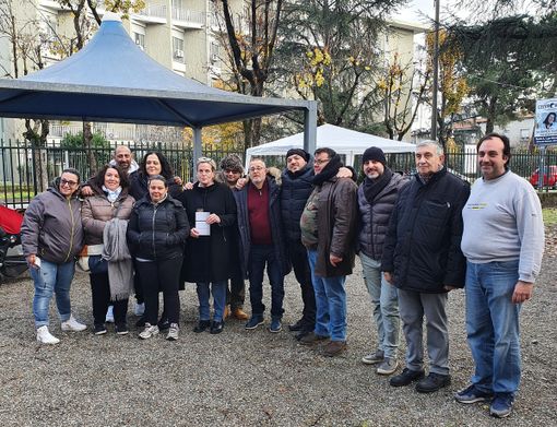 I volontari di Masd con gli assessori Reguzzoni e Cislaghi I volontari di Masd con gli assessori Reguzzoni e Cislaghi