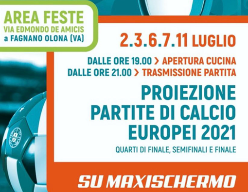 Europei, notti magiche davanti al maxischermo a Fagnano