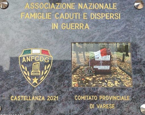 La targa recentemente posizionata al cimitero di Castellanza dedicata ai caduti e dispersi in guerra. A busto si ricorderanno anche le vedove di chi, dalla guerra, non è tornato La targa recentemente posizionata al cimitero di Castellanza dedicata ai caduti e dispersi in guerra. A busto si ricorderanno anche le vedove di chi, dalla guerra, non è tornato