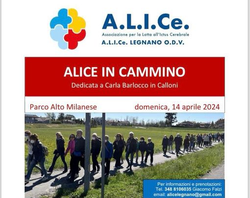 In cammino con Alice per la prevenzione e lotta all’Ictus