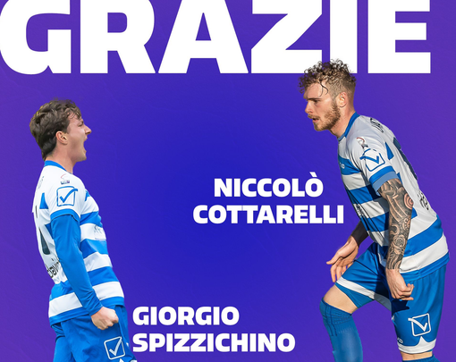 «Grazie Cottarelli e Spizzichino». La Pro Patria saluta i due tigrotti