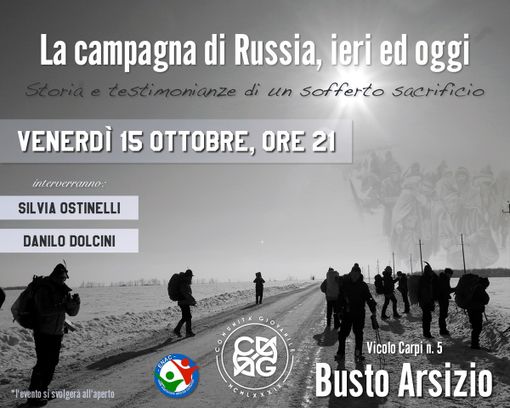 A Comunità Giovanile una serata sulla Campagna di Russia A Comunità Giovanile una serata sulla Campagna di Russia
