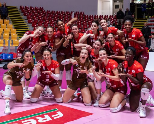 La Uyba vola e batte anche Roma: quinto posto solido e sogno Coppa Italia in casa