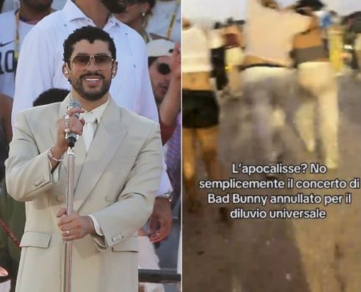 Grandine su Milano, feriti alcuni spettatori al concerto di Bad Bunny Grandine su Milano, feriti alcuni spettatori al concerto di Bad Bunny