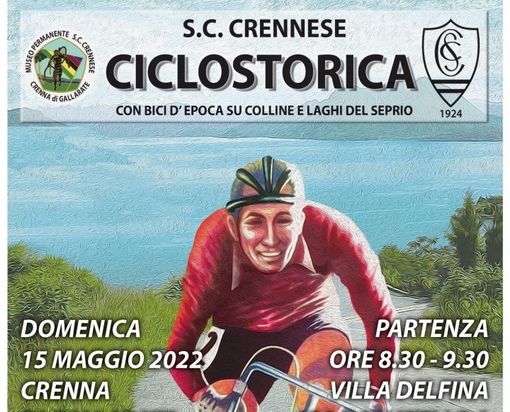 A Gallarate, domenica 15 maggio, rivive il ciclismo eroico con la ciclostorica &quot;La Crennese”