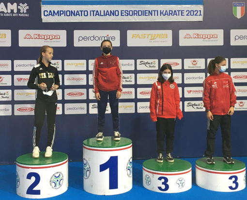 Karate, la solbiatese Sofia Zodda campionessa italiana esordienti di Kumite