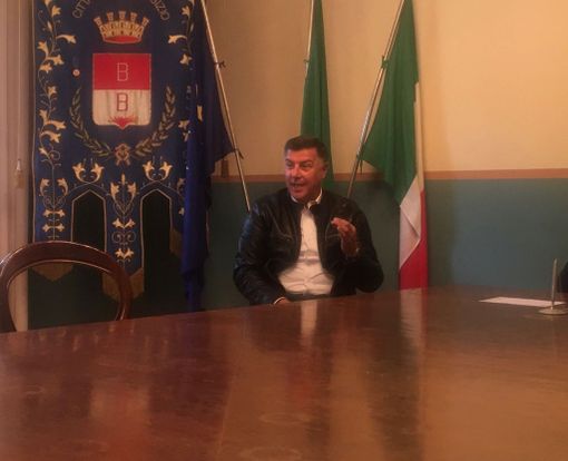 Lorenzo Ferrari della società Amati Live durante la presentazione Lorenzo Ferrari della società Amati Live durante la presentazione