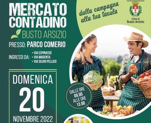 Al parco Comerio di Busto torna il mercato contadino Al parco Comerio di Busto torna il mercato contadino