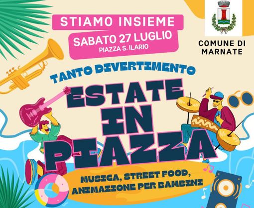 Marnate scende in piazza per festeggiare l’estate