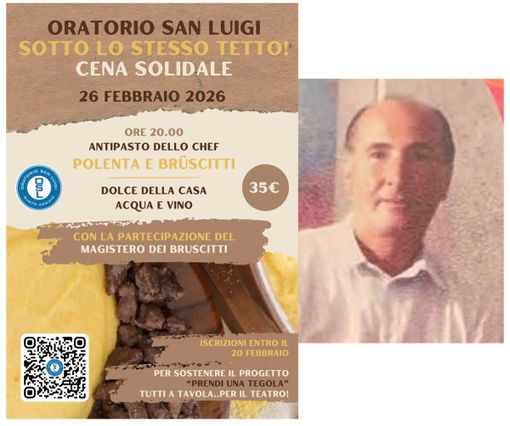 Una cena “a regola d’arte” (e a suon di bruscitti) in oratorio. Missione, aiutare a rifare il tetto Una cena “a regola d’arte” (e a suon di bruscitti) in oratorio. Missione, aiutare a rifare il tetto