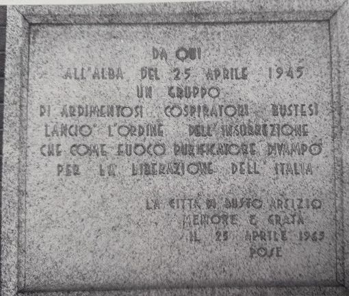 Quando Busto anticipò Milano nel gridare la Liberazione