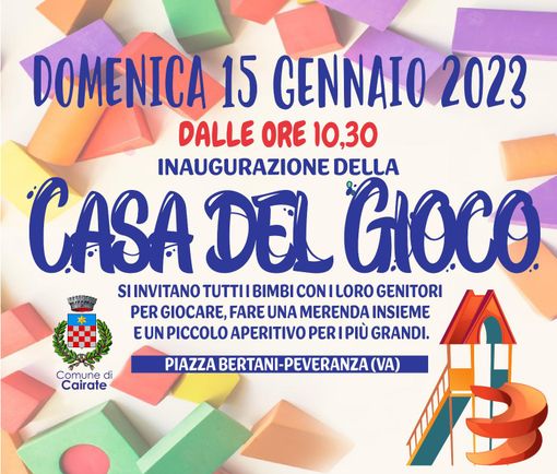 Con l’inaugurazione della “Casa del gioco” Peveranza avrà la sua piazza Con l’inaugurazione della “Casa del gioco” Peveranza avrà la sua piazza