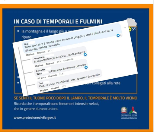 La Protezione civile e la grande pazienza: «Se anche non piove sulla vostra testa...»