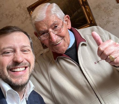 Emanuele Monti con Benito Tartaria Emanuele Monti con Benito Tartaria