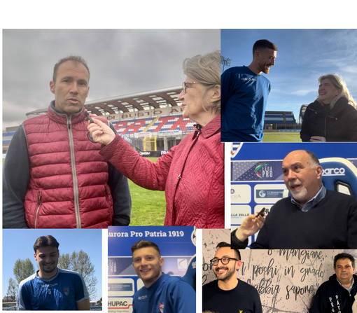 STADIO APERTO. Cerrone: «Squadre di Busto, credete nel settore giovanile della Pro Patria. Ci sia una crescita comune»