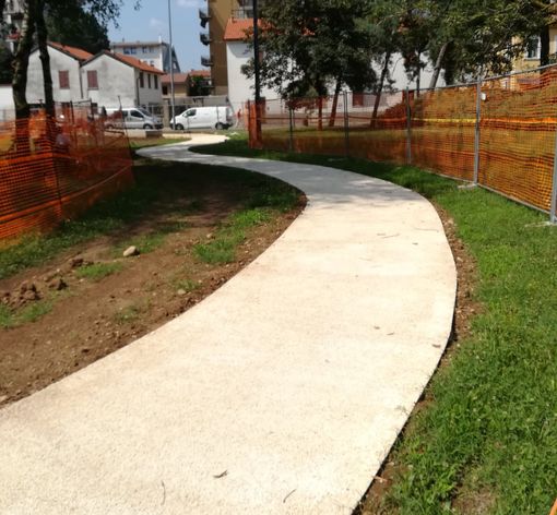 Lavori in corso al parco Cantoni di Castellanza