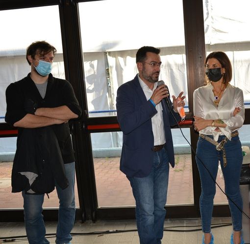 Da sinistra, Guido Bragato, Lorenzo Radice, Maddalena Belloni