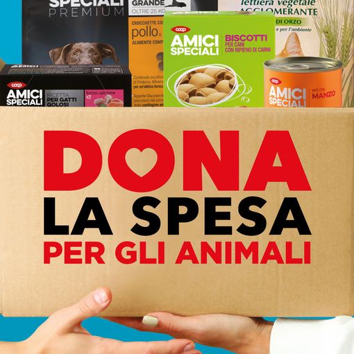 “Dona la spesa per gli amici animali