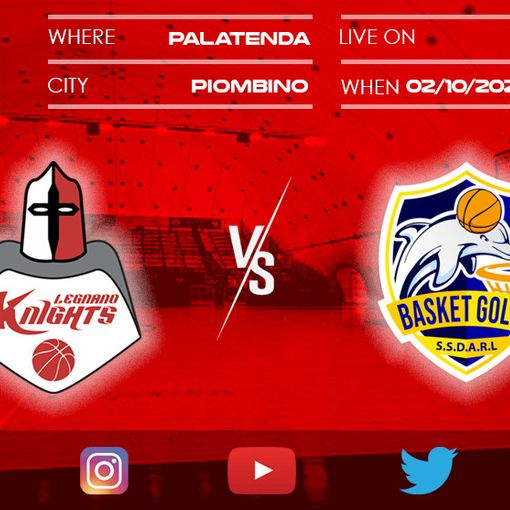 Basket: riparte l’avventura in serie B dei Knights Legnano. Prima tappa Piombino
