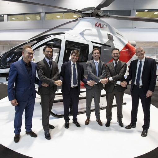 Leonardo: successo commerciale per il nuovo elicottero AW09 in Europa con contratti preliminari per dieci unità con Léman Aviation